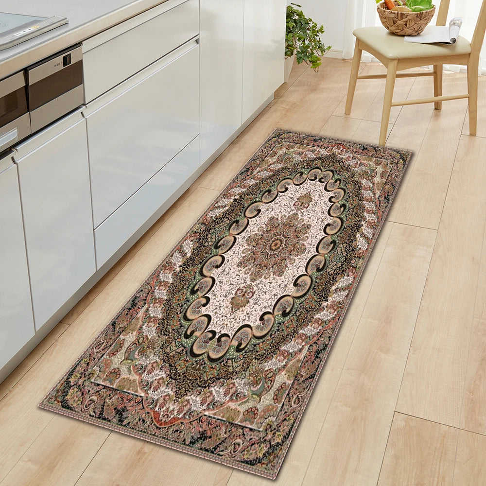 Kitchen Floor Mat Home Entrance Doormat Living Room Bedroom Balcony Decor Carpet House Hallway Bathroom Door Non-Slip Foot Rug