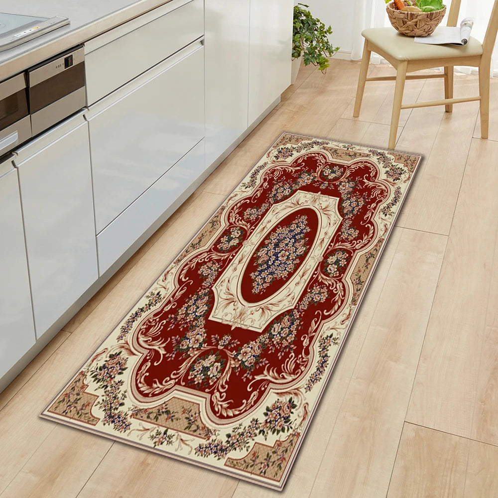 Kitchen Floor Mat Home Entrance Doormat Living Room Bedroom Balcony Decor Carpet House Hallway Bathroom Door Non-Slip Foot Rug