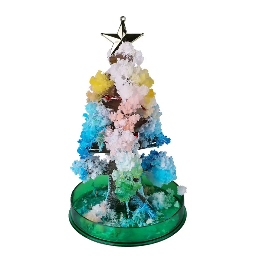 Magic Growing Christmas Tree DIY Fun Xmas Gift Toy for Adults Kids Home Festival Party Decor Props Mini Tree
