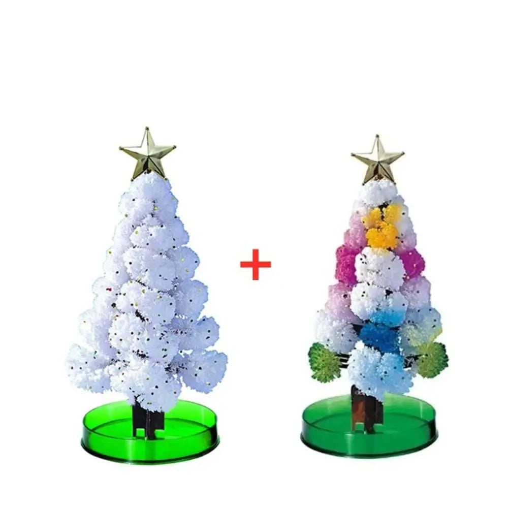 Magic Growing Christmas Tree DIY Fun Xmas Gift Toy for Adults Kids Home Festival Party Decor Props Mini Tree
