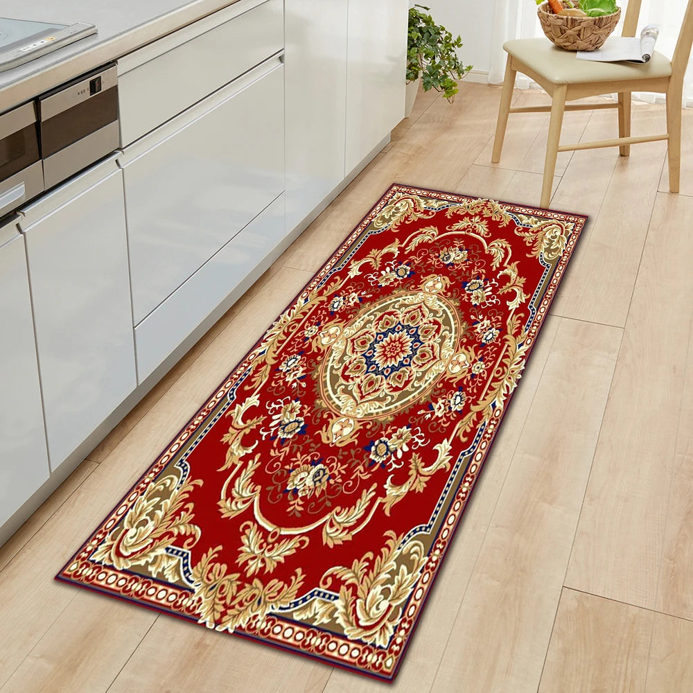 Kitchen Floor Mat Home Entrance Doormat Living Room Bedroom Balcony Decor Carpet House Hallway Bathroom Door Non-Slip Foot Rug