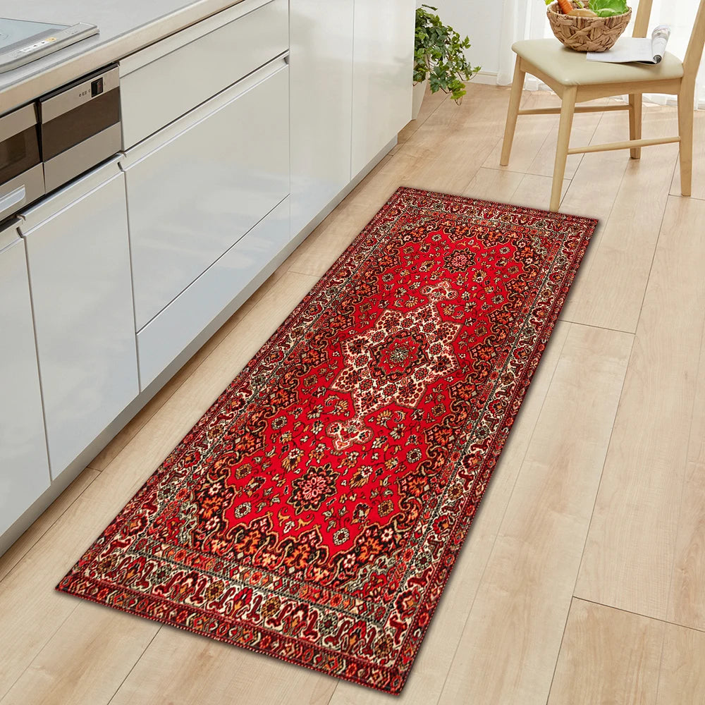 Kitchen Floor Mat Home Entrance Doormat Living Room Bedroom Balcony Decor Carpet House Hallway Bathroom Door Non-Slip Foot Rug