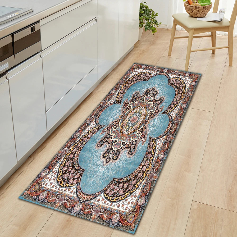 Kitchen Floor Mat Home Entrance Doormat Living Room Bedroom Balcony Decor Carpet House Hallway Bathroom Door Non-Slip Foot Rug