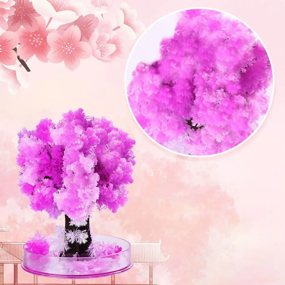 Magic Growing Christmas Tree DIY Fun Xmas Gift Toy for Adults Kids Home Festival Party Decor Props Mini Tree