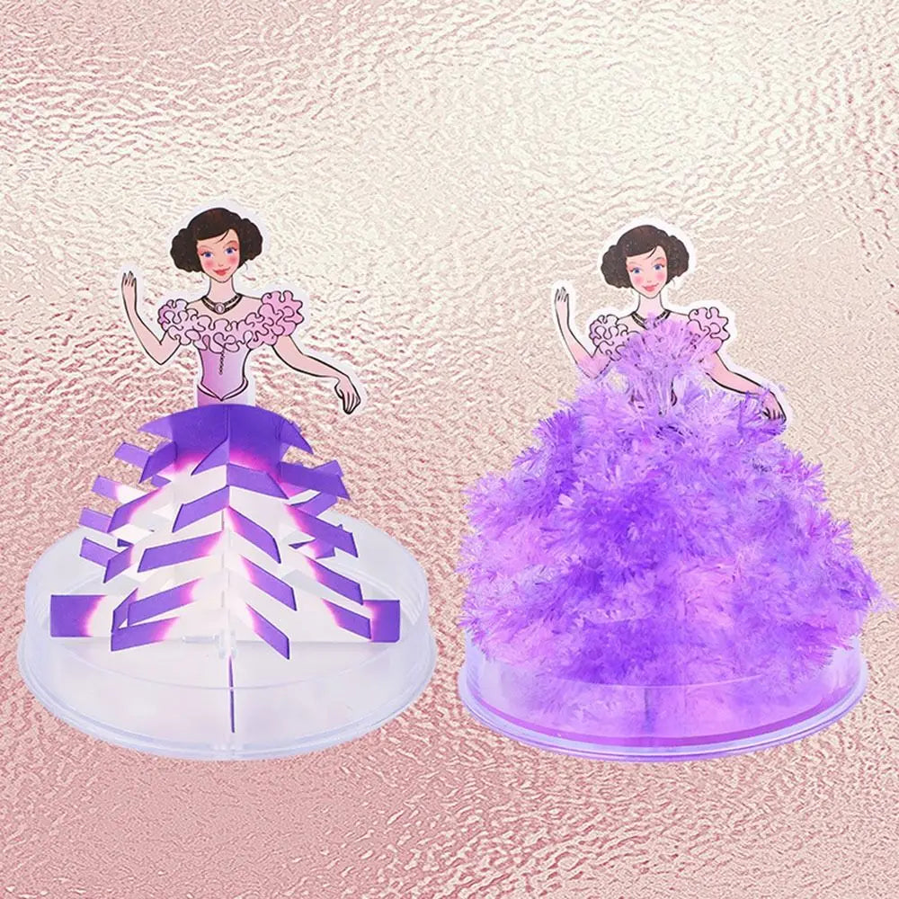 Magic Growing Christmas Tree DIY Fun Xmas Gift Toy for Adults Kids Home Festival Party Decor Props Mini Tree