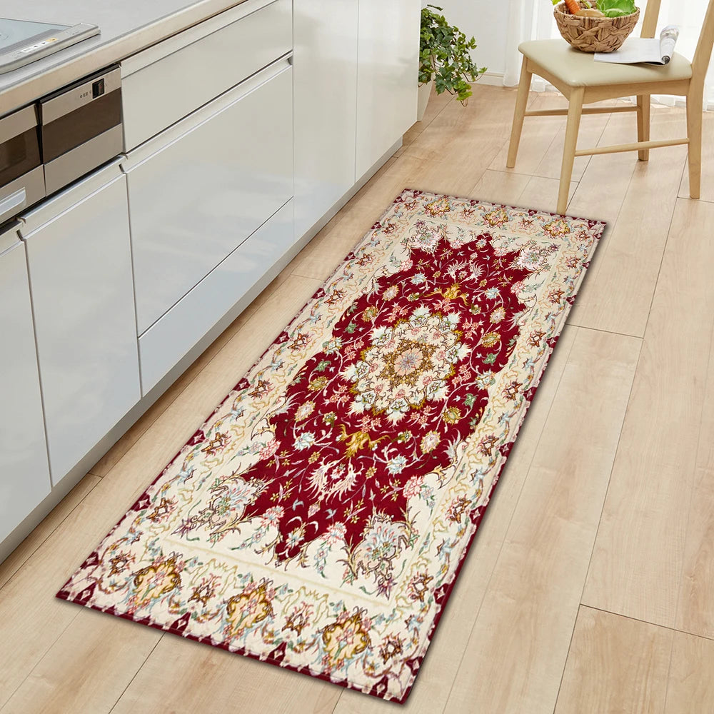 Kitchen Floor Mat Home Entrance Doormat Living Room Bedroom Balcony Decor Carpet House Hallway Bathroom Door Non-Slip Foot Rug