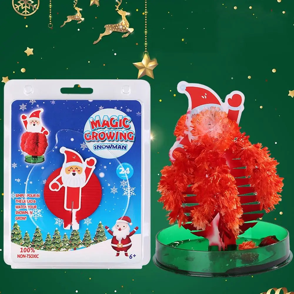 Magic Growing Christmas Tree DIY Fun Xmas Gift Toy for Adults Kids Home Festival Party Decor Props Mini Tree
