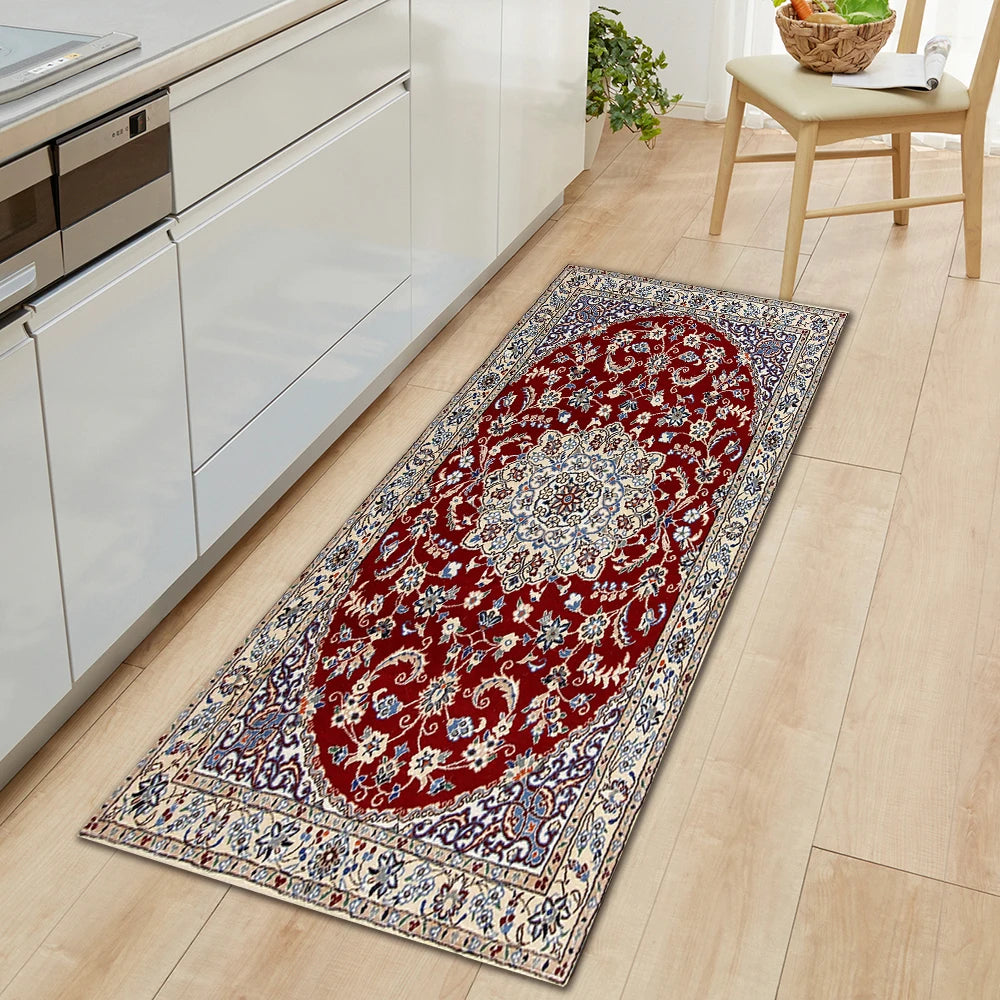 Kitchen Floor Mat Home Entrance Doormat Living Room Bedroom Balcony Decor Carpet House Hallway Bathroom Door Non-Slip Foot Rug