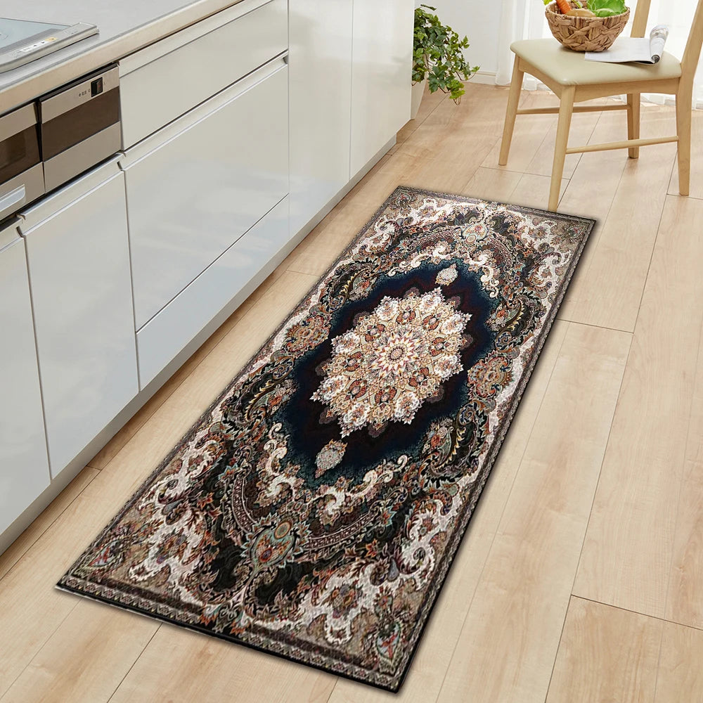 Kitchen Floor Mat Home Entrance Doormat Living Room Bedroom Balcony Decor Carpet House Hallway Bathroom Door Non-Slip Foot Rug
