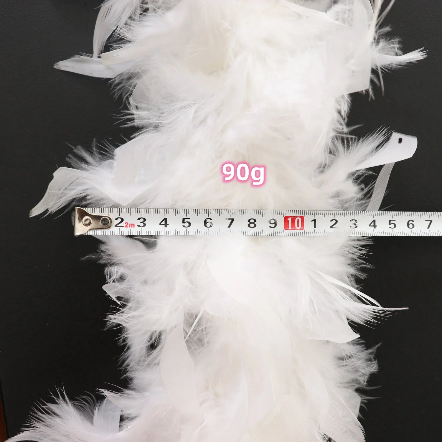 2Yard White Marabou Turkey Feather Boa 38-90g Plumes Shawl Crafts Dress Sewing Accessories Wedding Party Carnival Chrismas Decor