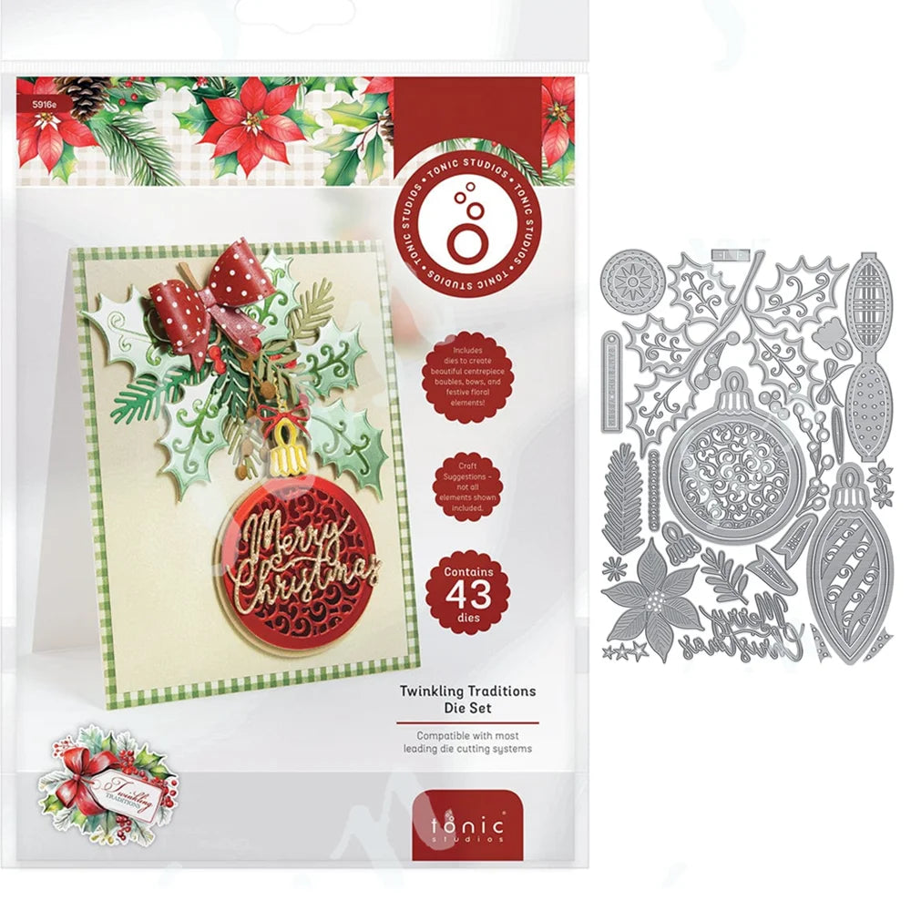 Halloween Christmas Joy Die Metal Cutting Dies Box Jolly Jingles Twinkling Traditions Cut DIY Scrapbooking Paper Craft Template