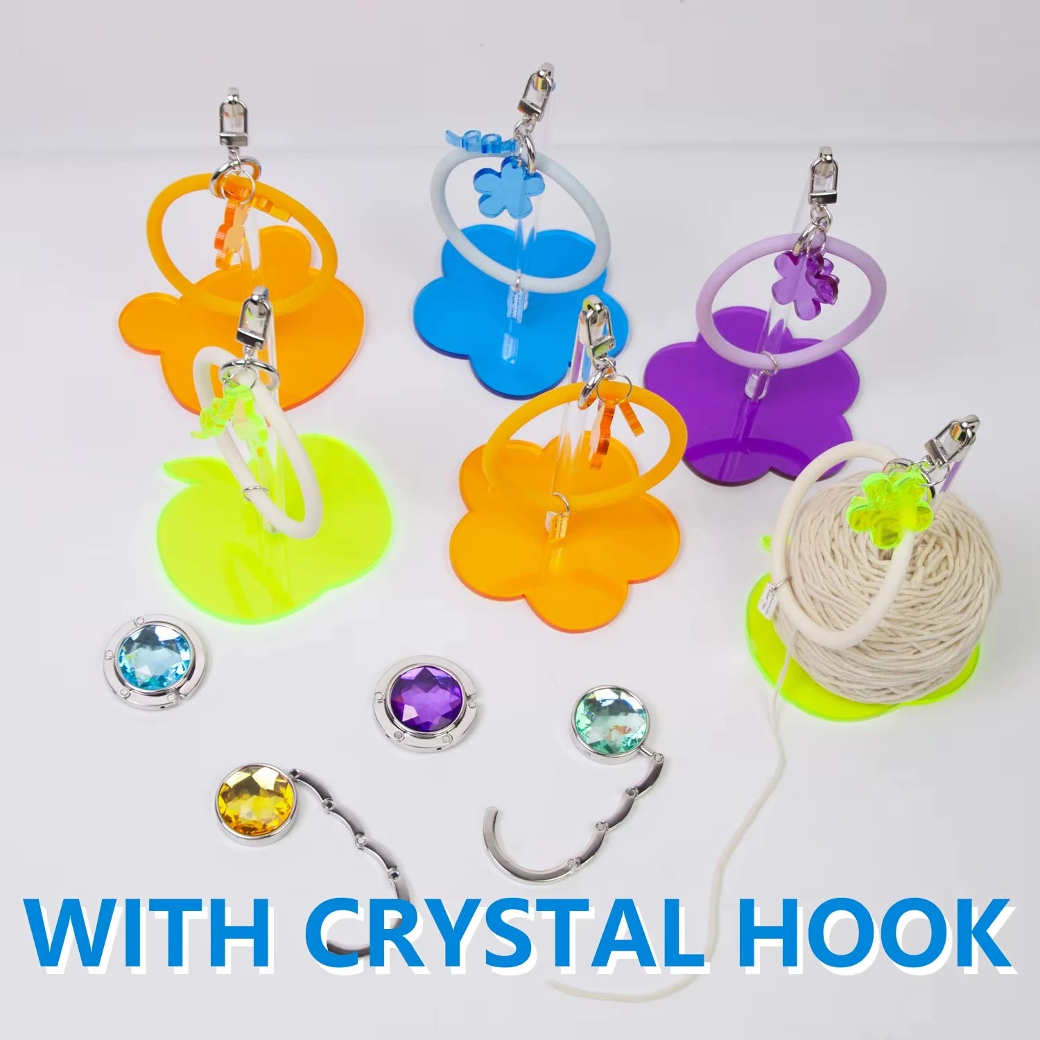 New Wrist Yarn Holder Portable Wrist Yarn Holder Sturdy Crochet Craft Practical Lightweight Acrylic Yarn Ball Holder Yarn Minder